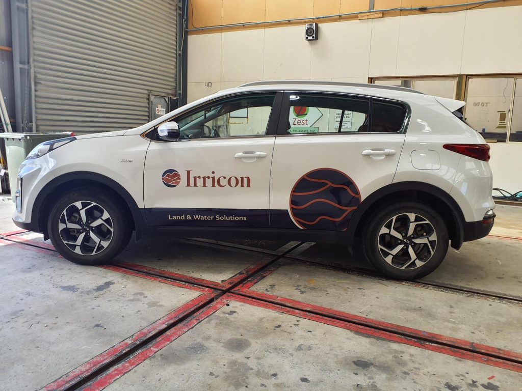 Irricon vehicle wrap
