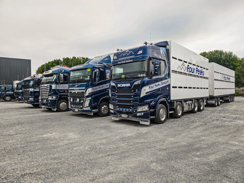 Four Peaks Geraldine truck wrap signage installed by Branded Kiwi