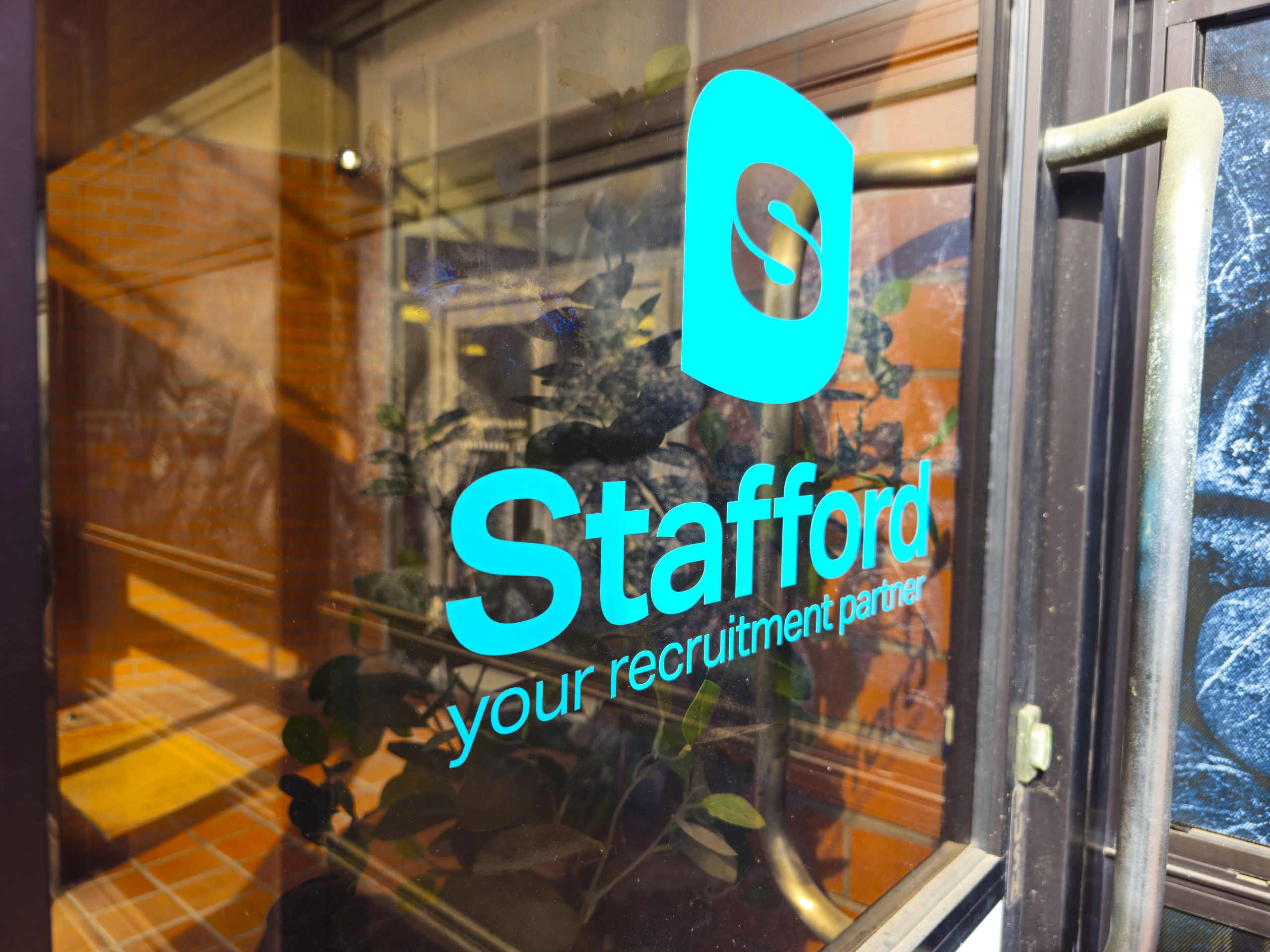 Stafford Recruitment Timaru Door Signage