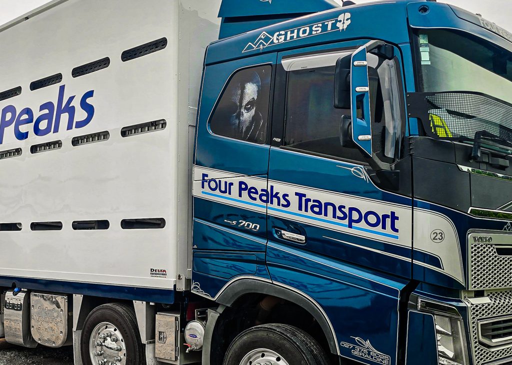 Four Peaks Transport Ghost Truck Design by Branded Kiwi