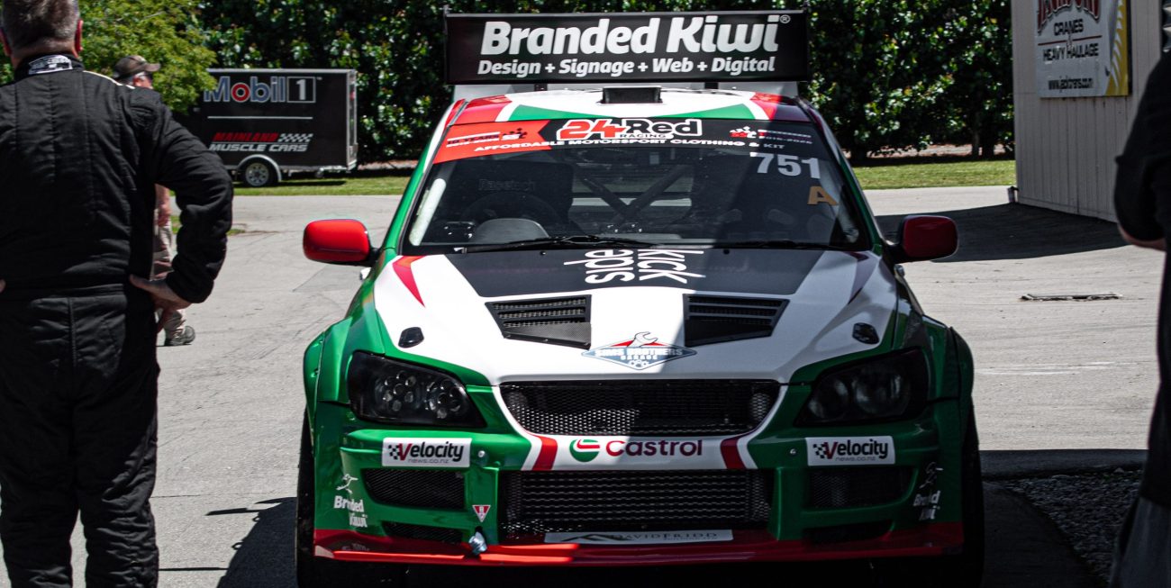Front View of Castron Altezza Car Design Levels Raceway Timaru