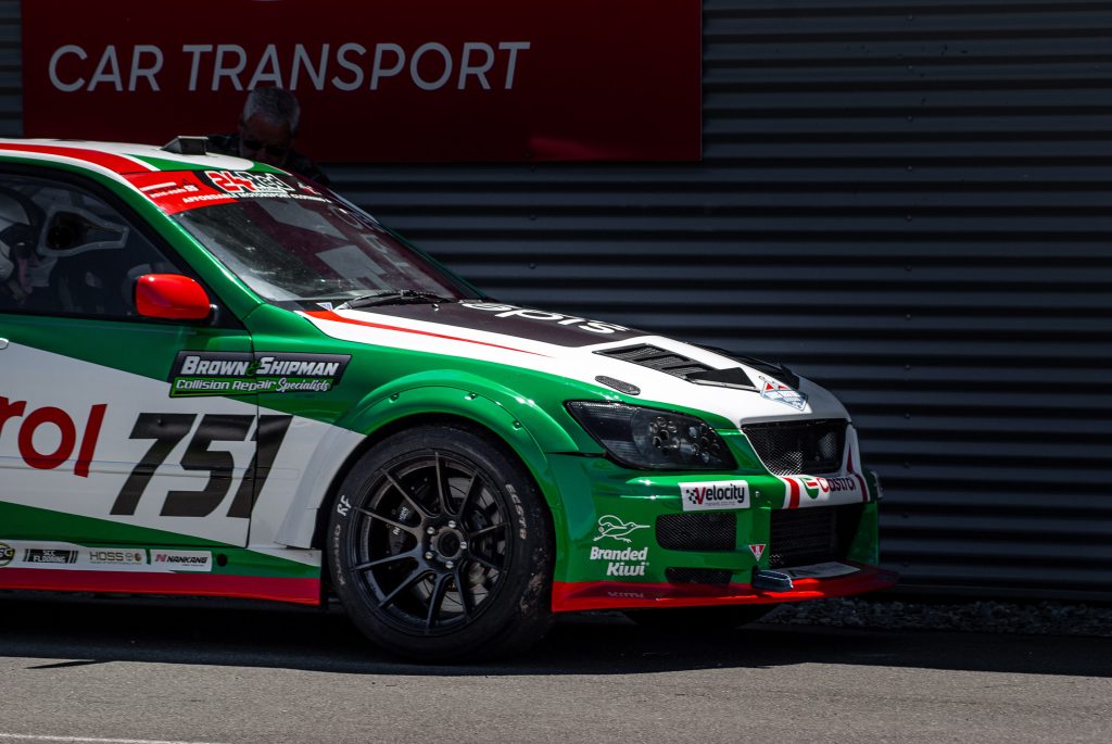 Side view of Castrol Altezzsa car wrap by branded kiwi timaru nz