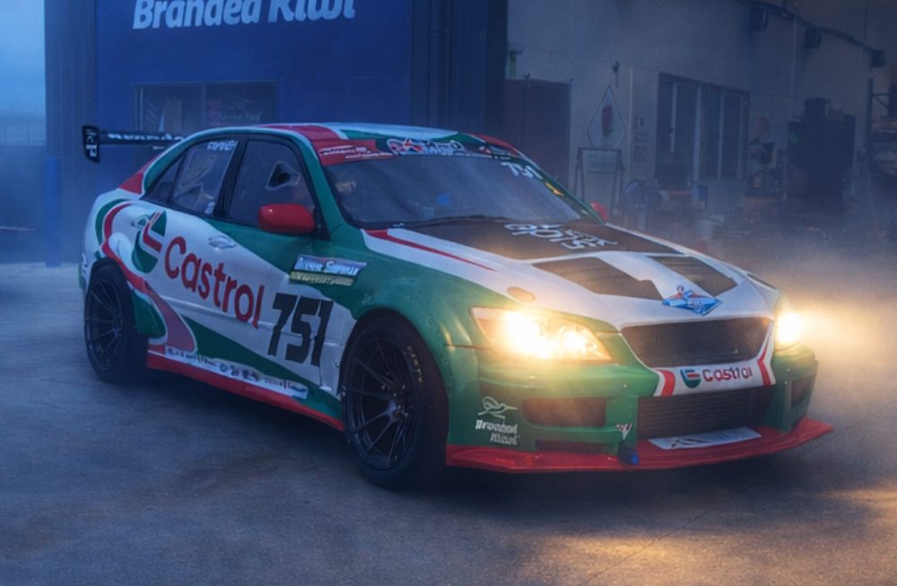 Castrol Altezza at Dusk in Timaru by Branded Kiwi