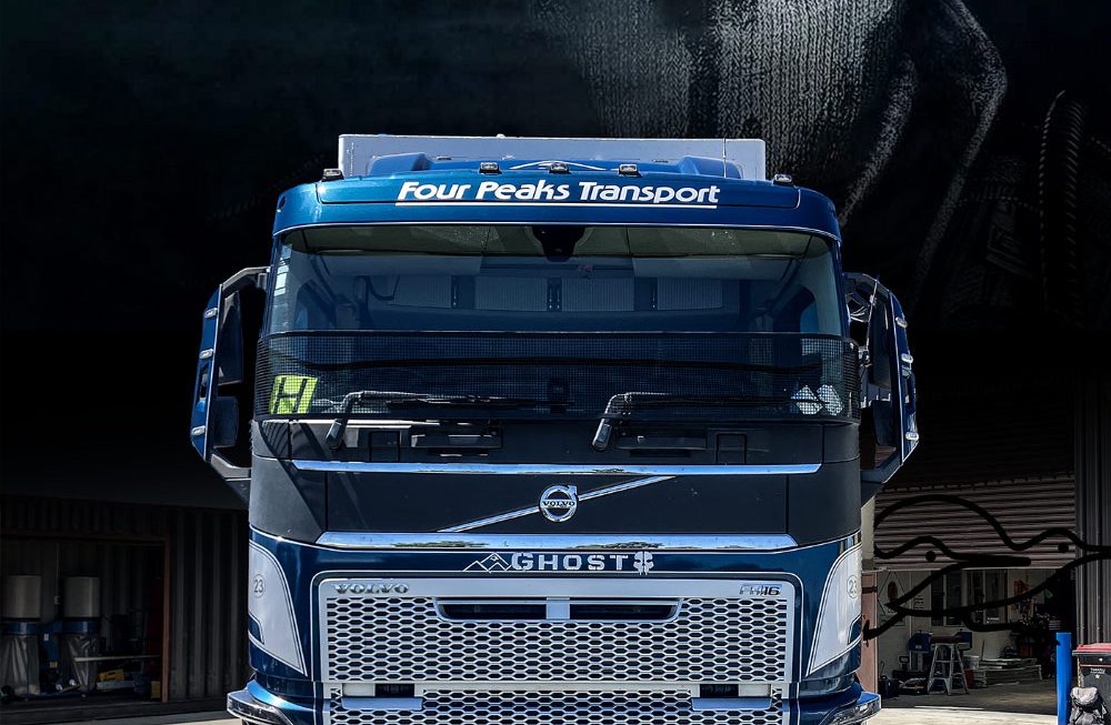 Four Peaks Transport Truck Graphic