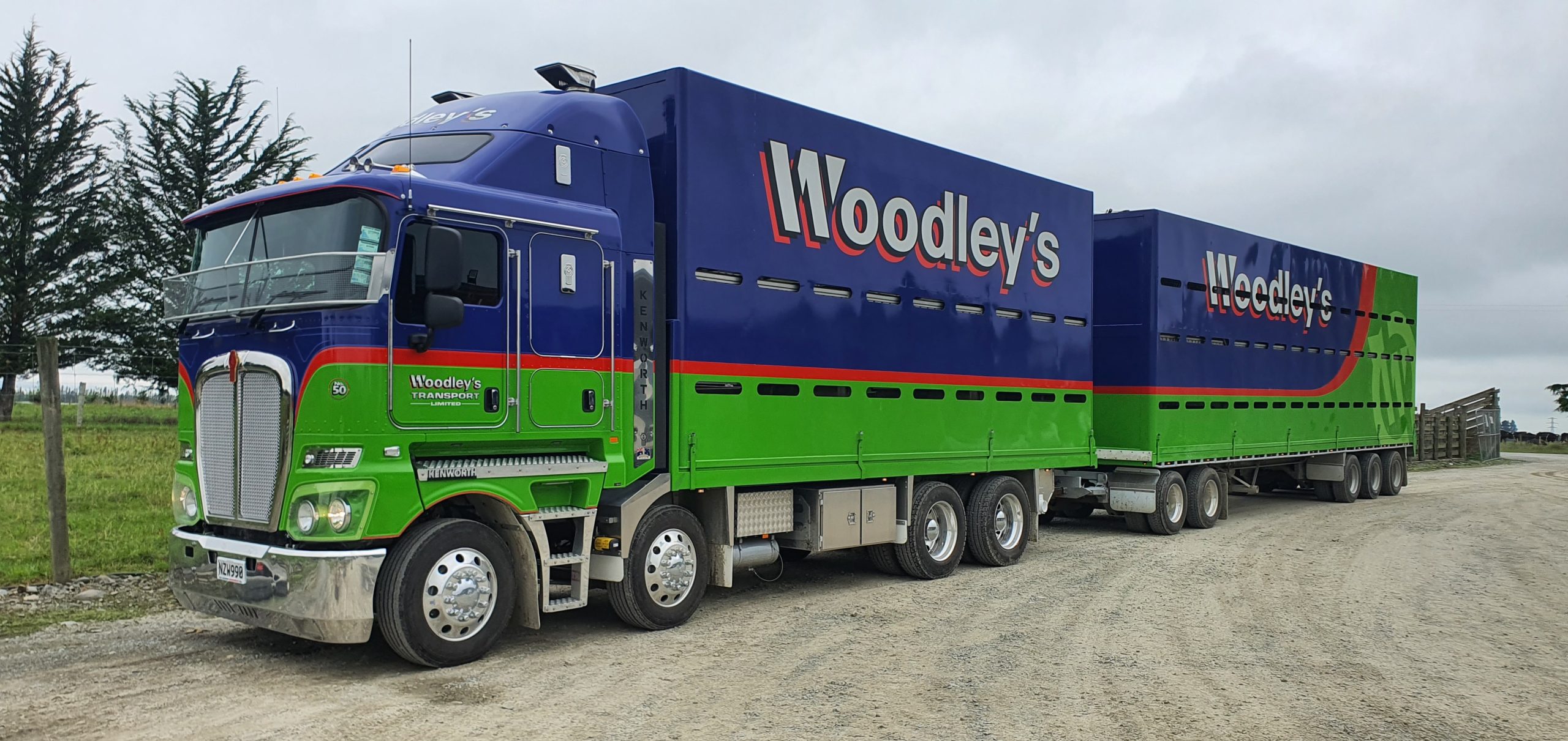 Woodley's Transport Truck Wrap