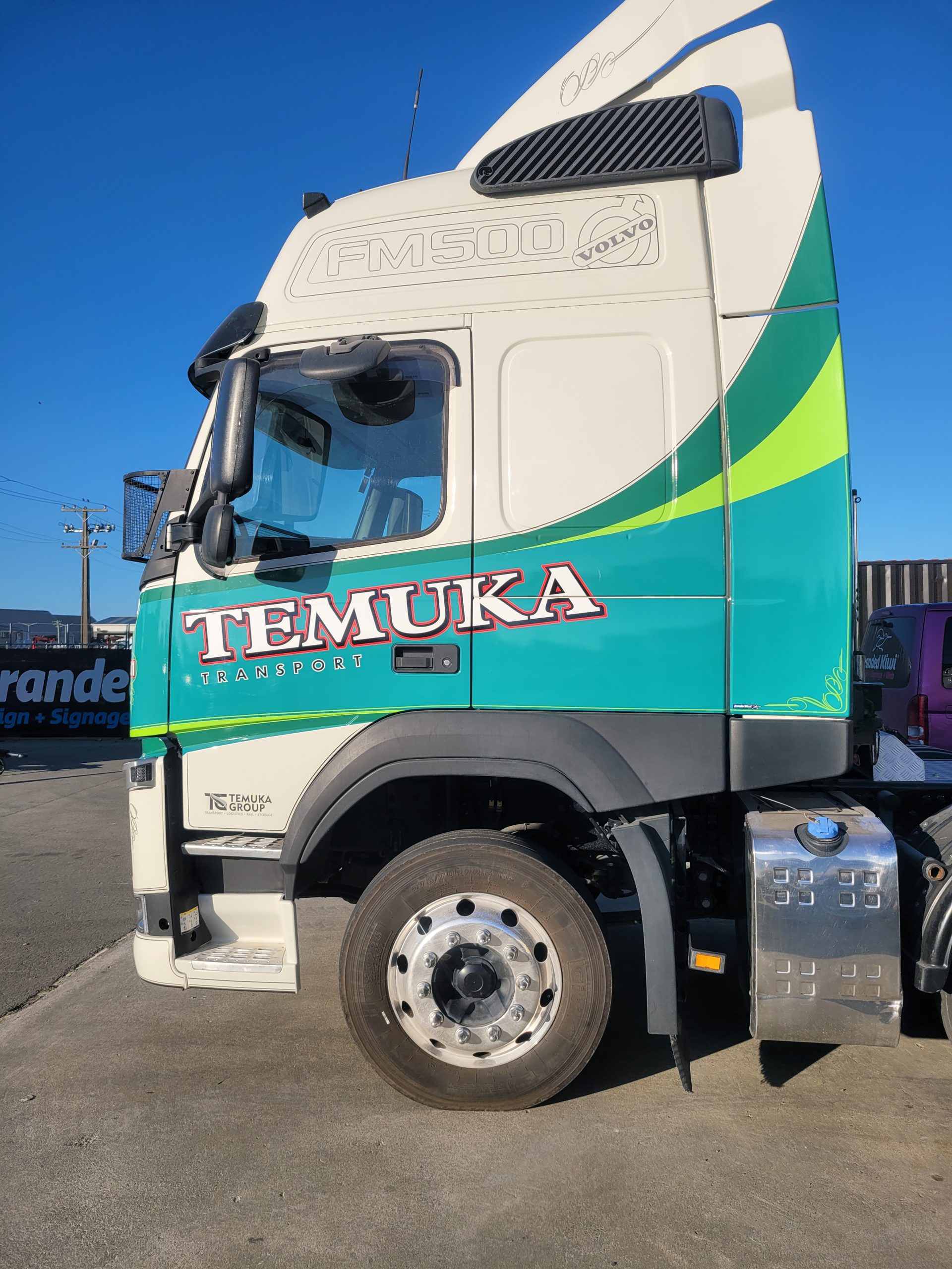 Temuka Transport Truck Paint Protection and Wrap