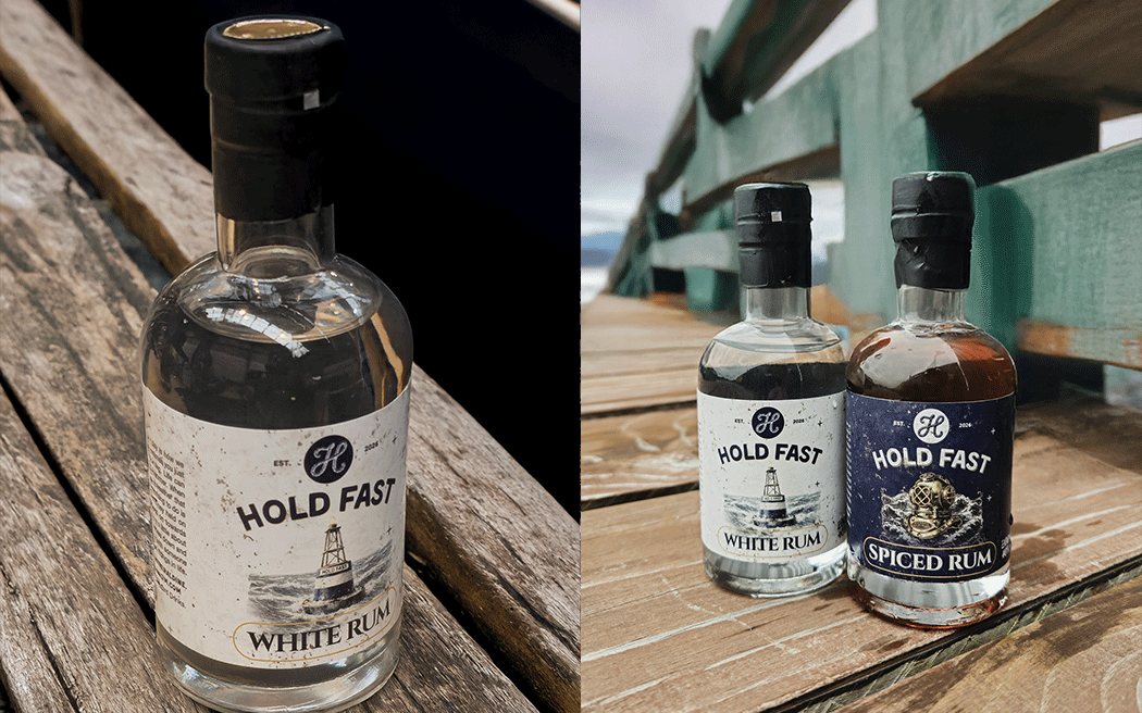 We developed the branding concept for our client from Geraldine, Hold Fast Rum, including the logo and overall visual direction. The project focused on creating a strong, distinctive identity that gave the brand a solid foundation and set the tone for future packaging and marketing.