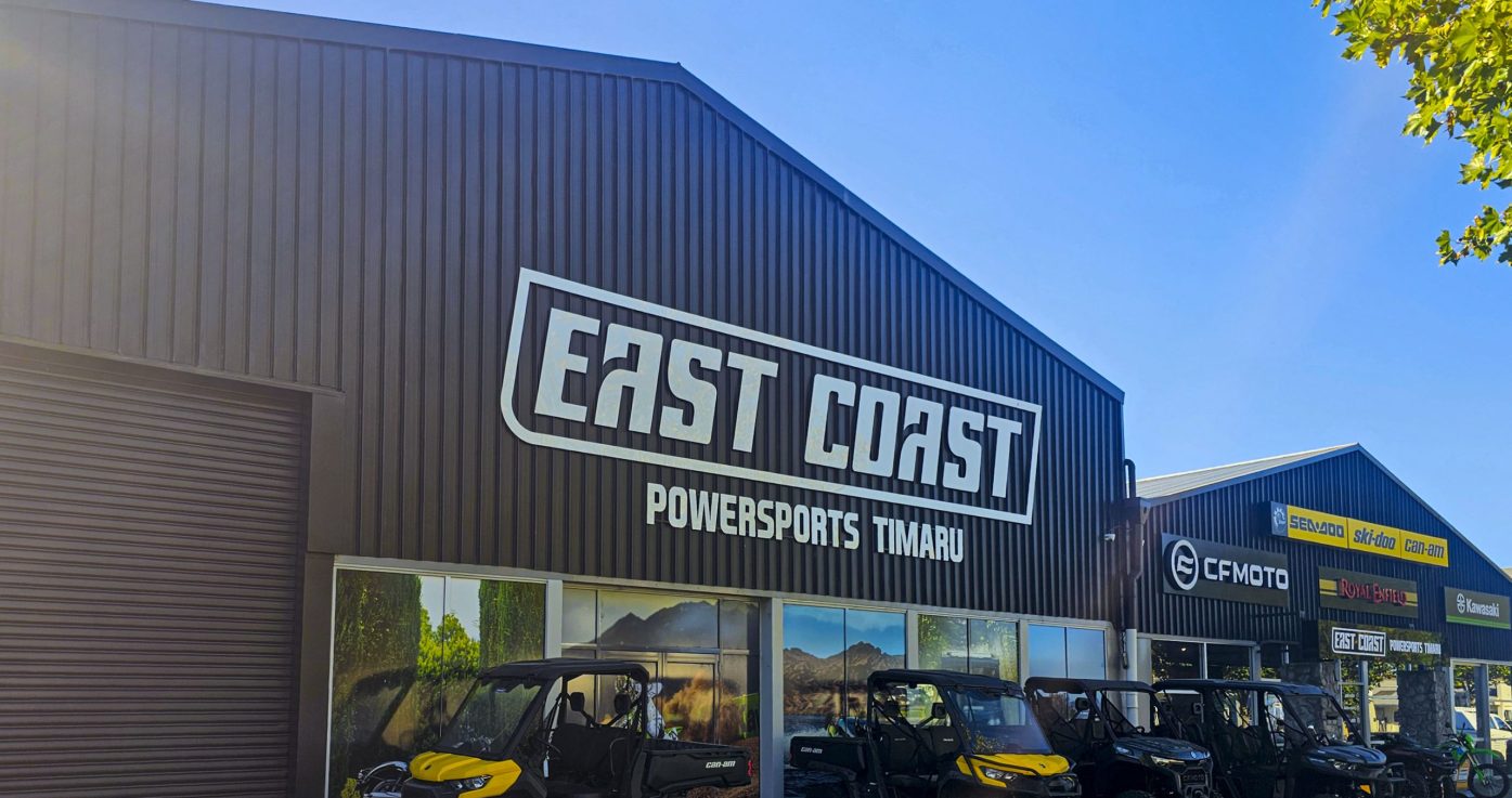 East Coast Powersports Timaru Signage