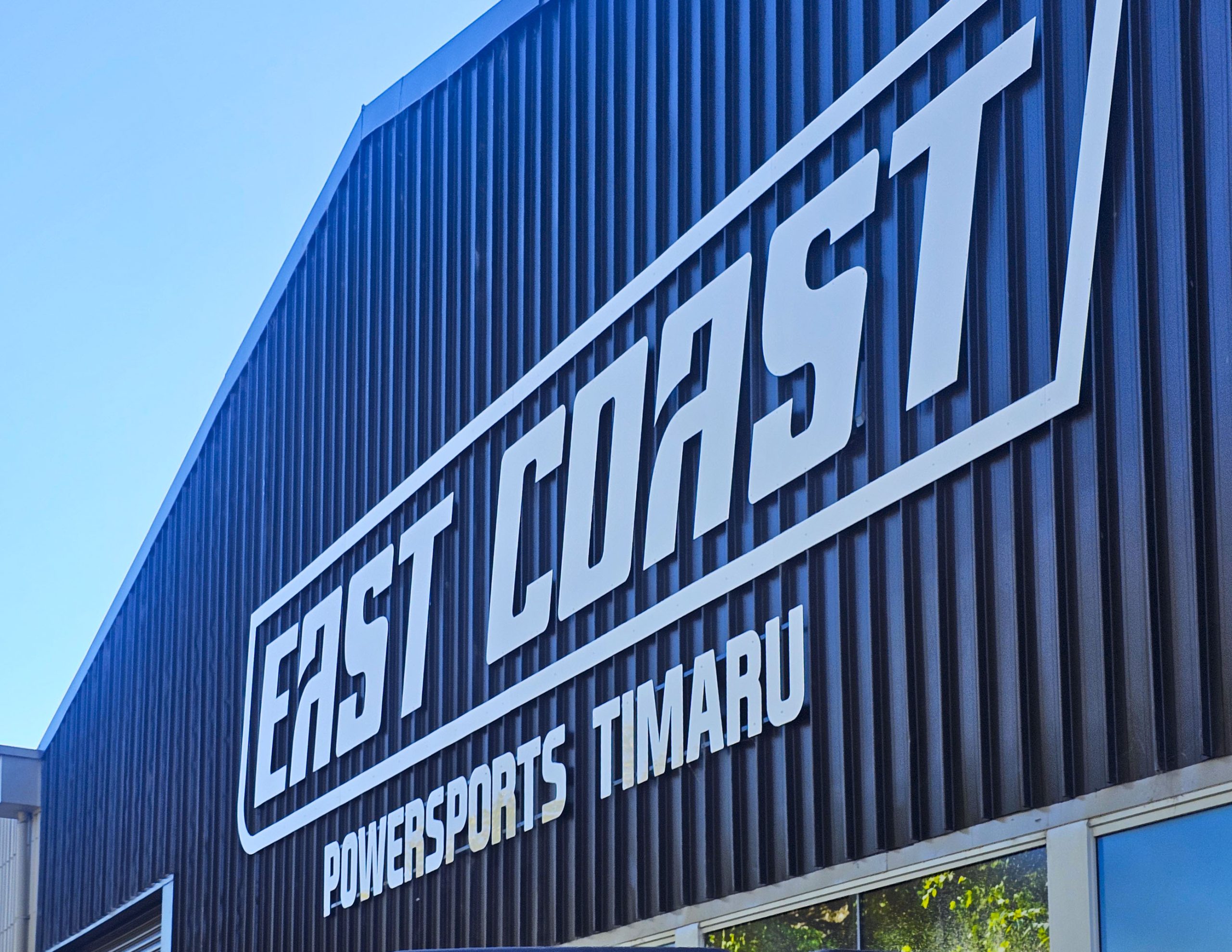 East Coast Powersports Timaru Signage