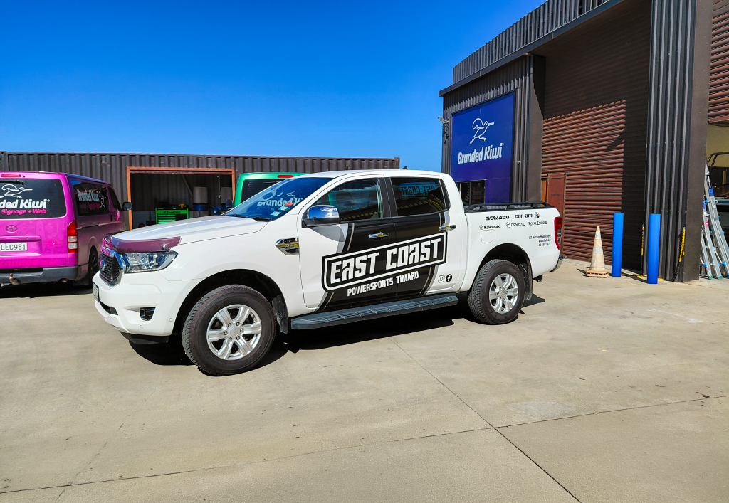 East Coast Powersports Timaru Vehicle Wrap