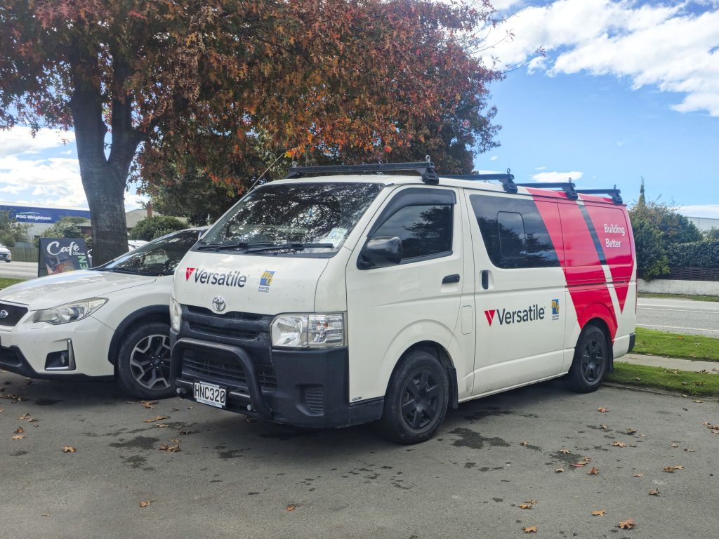 Versatile Homes Van Wrap Timaru