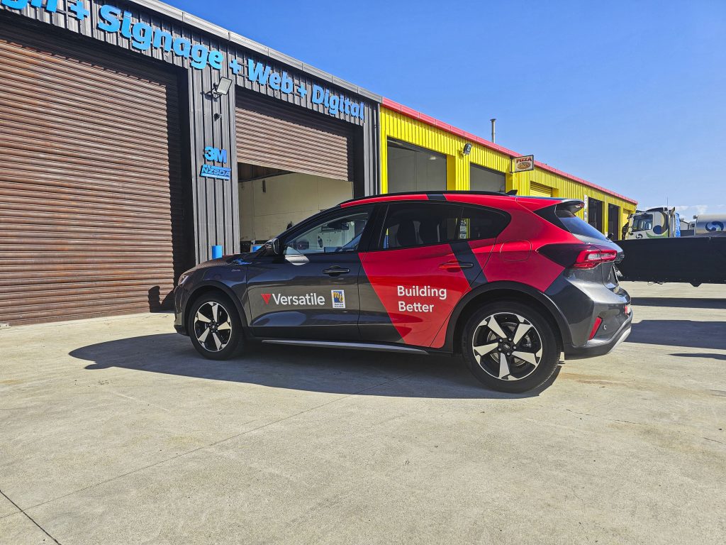 Versatile Homes Vehicle Wrap Timaru
