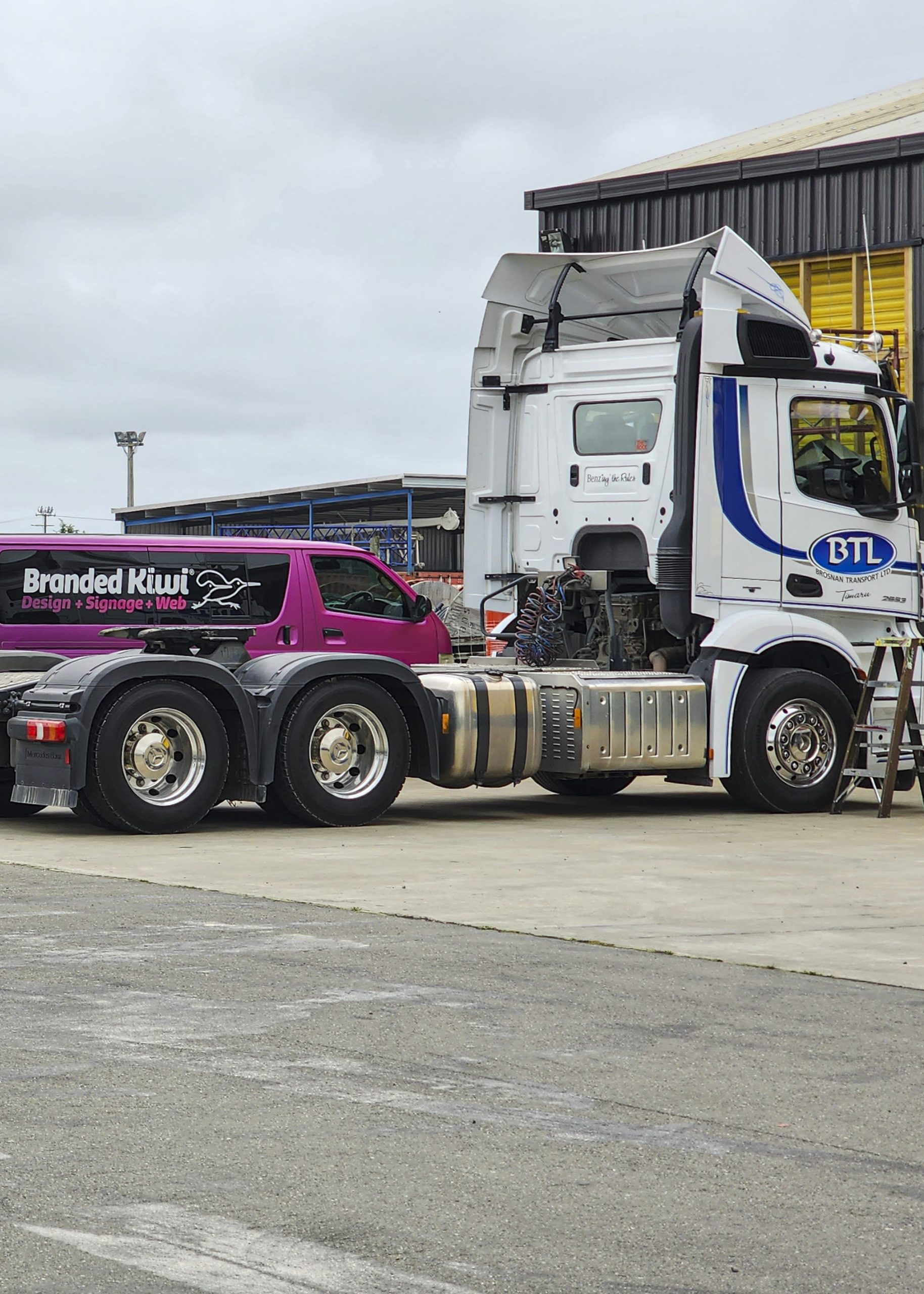Brosnan Transport and Branded Kiwi Timaru