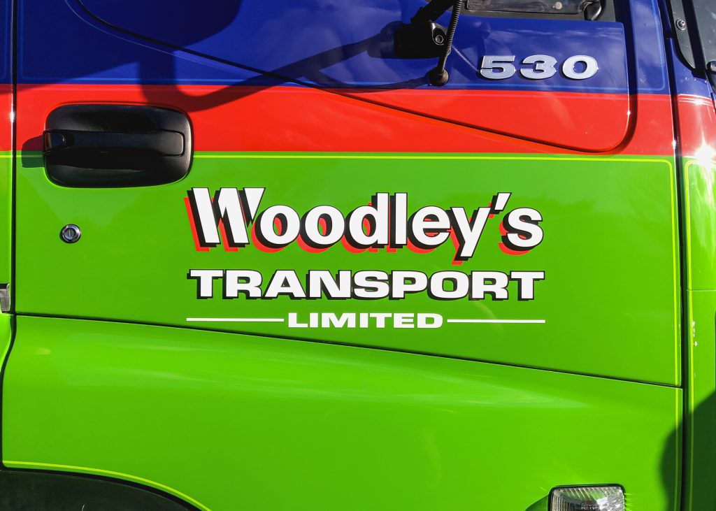 Woodleys Transport Truck Wrap By Branded Kiwi