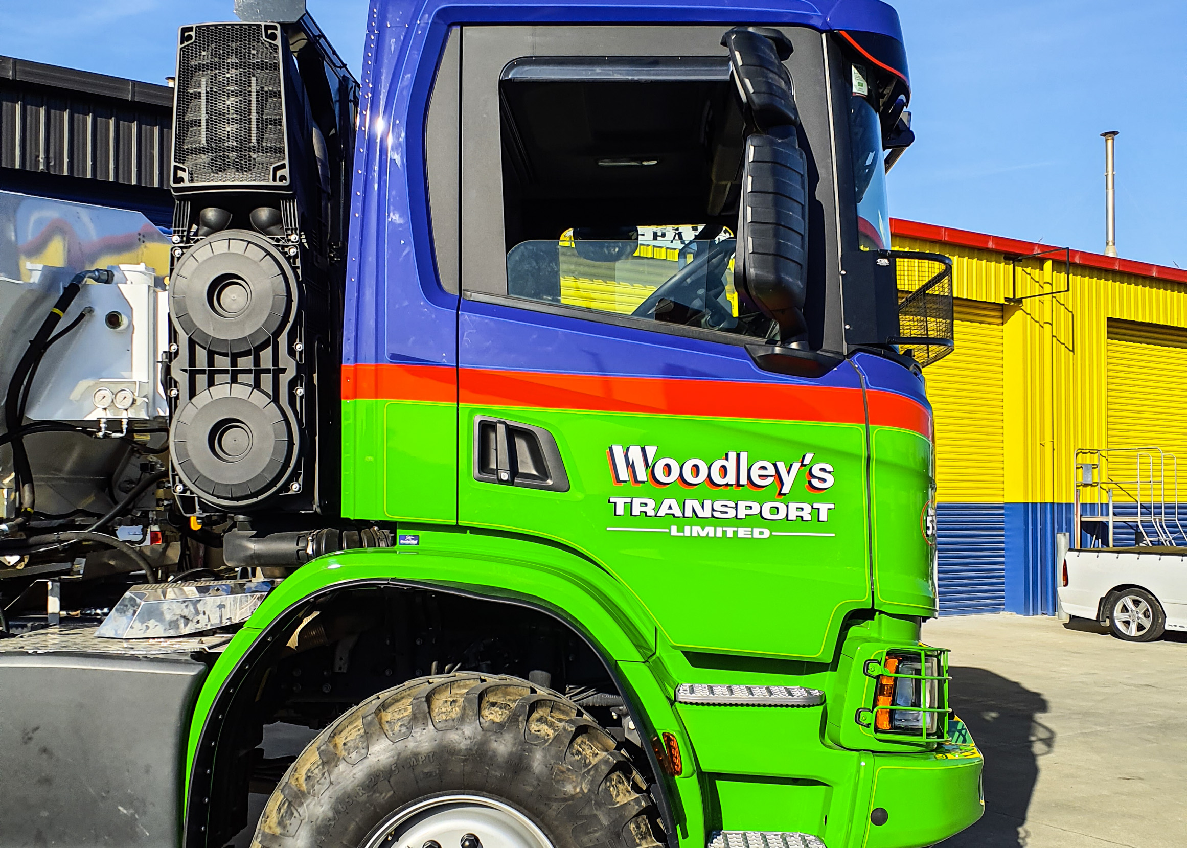 Woodleys Transport Truck Wrap By Branded Kiwi