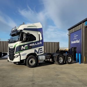 Millers Engineering Truck Wrap Designed and Installed by Branded Kiwi Timaru