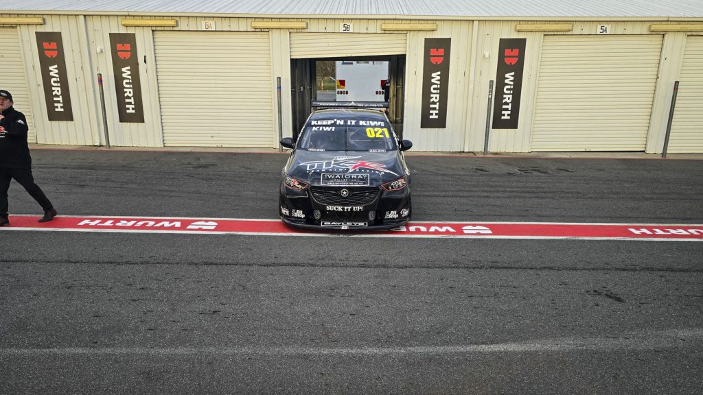 Team Kiwi Racing race car wrap printed and pre-pressed at Branded Kiwi Timaru