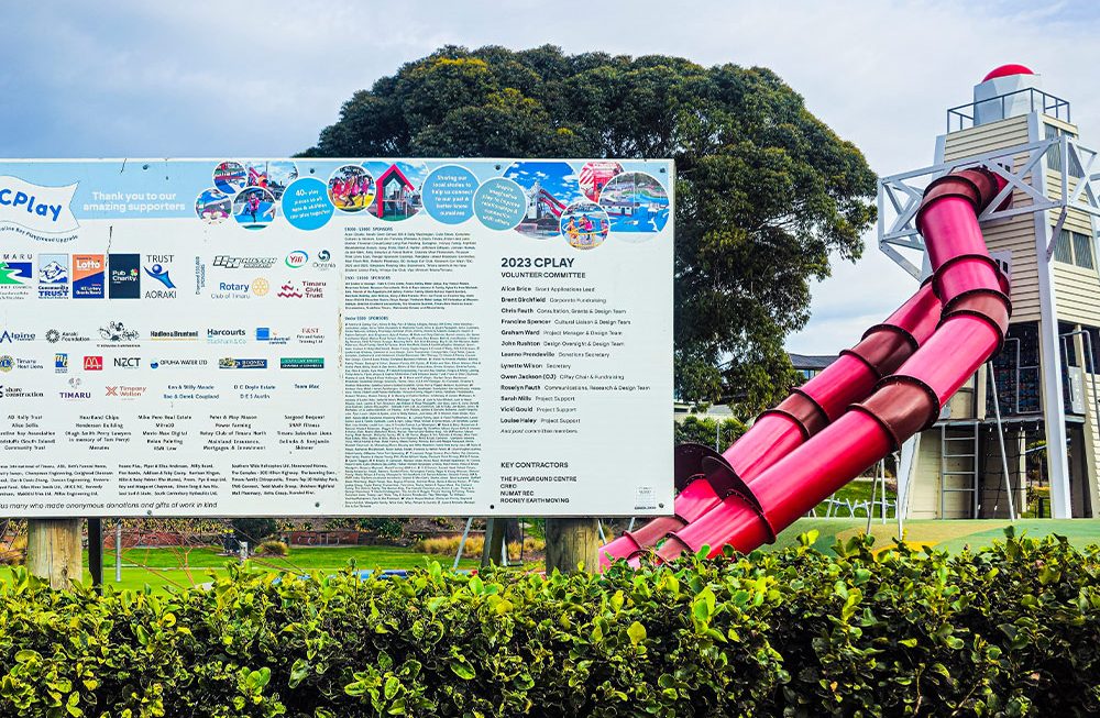 Timaru District Council playground signage by Branded Kiwi