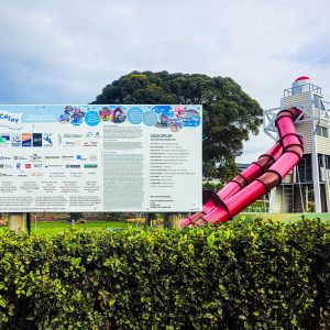 Timaru District Council playground signage by Branded Kiwi